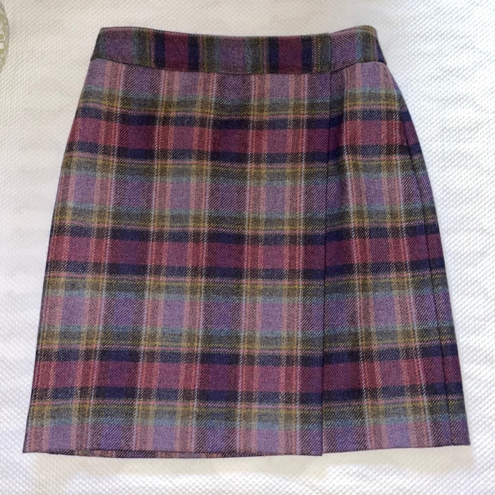 Brooks Brothers 100% Wool Wrap Pencil Skirt